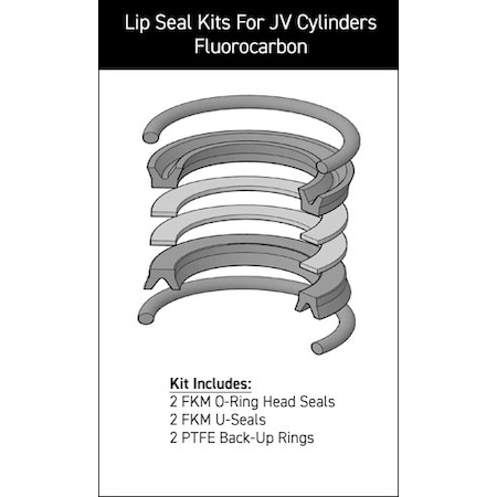 Miller - After Market Parts Hydraulic Cylinder Repair Kit- I-PK-N-N-5-3.250 JV-KB200-325